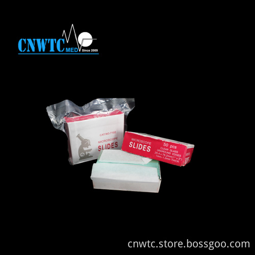 7102 Laboratory Glass Microscope Slides - Plain